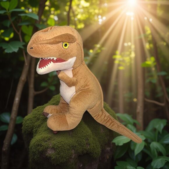 Build A Bear Jurassic World T. Rex Dinosaur Plush - Picture 1 of 7